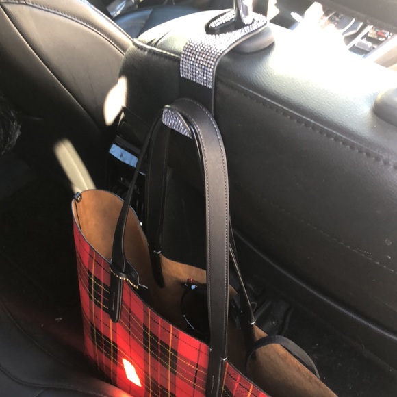 Purse pocketbook handbag hanger holder for car attaches to headrest GAMECHANGER - Picture 4 of 9